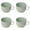 Green, variant on 4 Pack Wheat Straw Milk Cup, Unbreakable Tableware Reusable Water Mug Simple Breakfast Drinking Cup Camping Tea Beverage Mug Coffee Mug Bathroom Cups