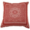 Boardwalk Bandana Decorative Pillow, Red