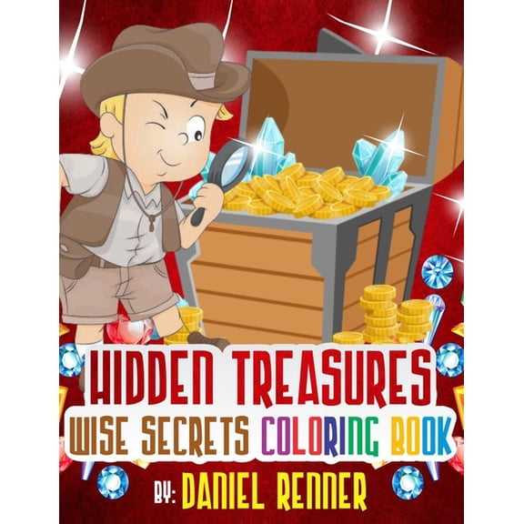 Hidden Treasures: Wise Secrets Coloring Book (Paperback)