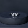 thumbnail image 6 of Rosec Jewels Lab Diamond Promise Ring for Women - Toi Et Moi Ring - Ready to Gift for Valentines Day, 925 Sterling Silver, US 4.00, 6 of 8