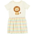 thumbnail image 3 of Inktastic Cutest Little Lion Girls Toddler Dress, 3 of 5