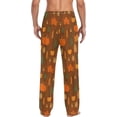thumbnail image 2 of HPINK-T Autumn Maple Leaves Pajama Pants Mens Lounge Pants Straight-Fit Men Pajama Bottoms with Pockets Drawstring, 2 of 13