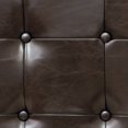 thumbnail image 4 of GDF Studio Mackinsey Contemporary Bonded Leather Tufted Queen/Full Headboard, Brown, 4 of 5