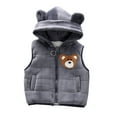 thumbnail image 3 of zbxnLI Infant Baby Girls Boys Clothes Sets Sleeveless Vest + Jacket + Pants Winter 3 Pieces Outfits, 3 of 6