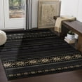thumbnail image 2 of Mark&Day Area Rugs, 2x8 Creston Rustic Black Runner Area Rug, Black Beige Carpet for Hallway, Kitchen, Bedroom or Living Room (2'2" x 7'7" Runner), 2 of 5