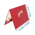 thumbnail image 7 of Pop Up Cards, Cupid's Valentine, 12 Inch Life Sized Forever Flower Bouquet 3D Popup Greeting Cards, Valentine's Day, Anniversary Card, Note Card & Envelope, 7 of 7