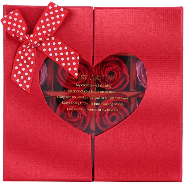 Innovadora flor artificial de rosa de PE para cumpleaños, día de San Valentín, fiesta de cumpleaños, decoración creativa (rojo) Rojo Verde