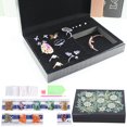 thumbnail image 3 of hong Joyero con Pintura de Diamantes, Caja de Almacenamiento de Pendientes con Pintura de Diamantes, artesanía de Bricolaje con Apariencia Exquisita Individual única, para Caja de joyería con Khall 1.21121E+12, 3 of 6