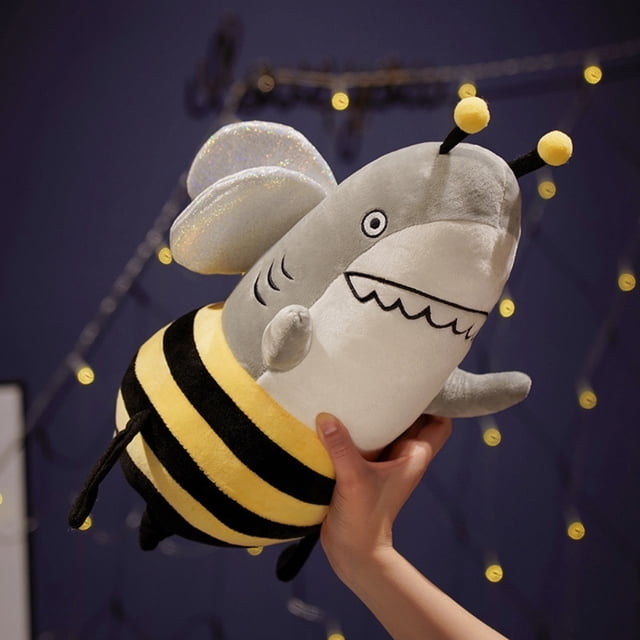 Juguete de peluche, juguete de peluche de tiburón abeja Juguete de peluche de tiburón abeja Estándares líderes en la industria