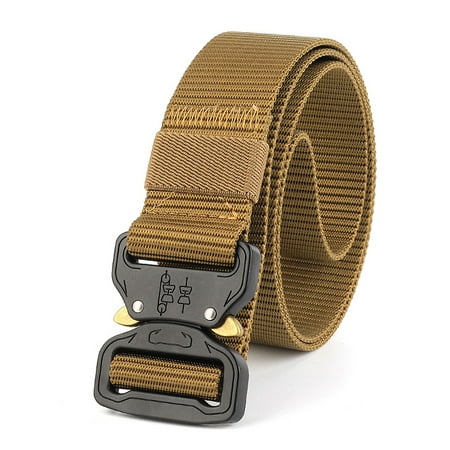 3.8cm Outdoor Training Drilling Tactical Waistband Quick Release Nylon Belt Anti-slip Wear Resistant Adjustable Men