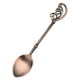 thumbnail image 4 of Cuchara de café Homeer, cuchara para revolver, cuchara de postre, cuchara de café de mango largo, talla retro, vajilla de aleación de zinc de grado alimenticio para mezclar postres, 4 of 8