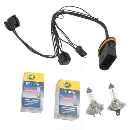 2011 Mercedes E350 Navigation CF Advance For 10-16 Mercedes-Benz E300 E350 E400 E550 E63 AMG Left or Right Headlight Wiring Harness and H7 100W Headlight Bulb 2010 2011 2012 2013 2014 2015 2016 ()