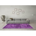 thumbnail image 3 of Ahgly Company Indoor Square Oriental Pink Industrial Area Rugs, 6' Square, 3 of 4