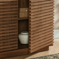 thumbnail image 5 of Render 2-Door Fluted Accent Cabinet in Walnut, 5 of 9
