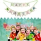 thumbnail image 2 of GOOHOCHY Guirnalda De Banderines Con Conejos Y Texto Feliz Pascua Multicolor, 2 of 8