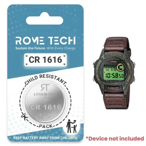 Replacement Battery for CASIO W94HF-3AV Watch