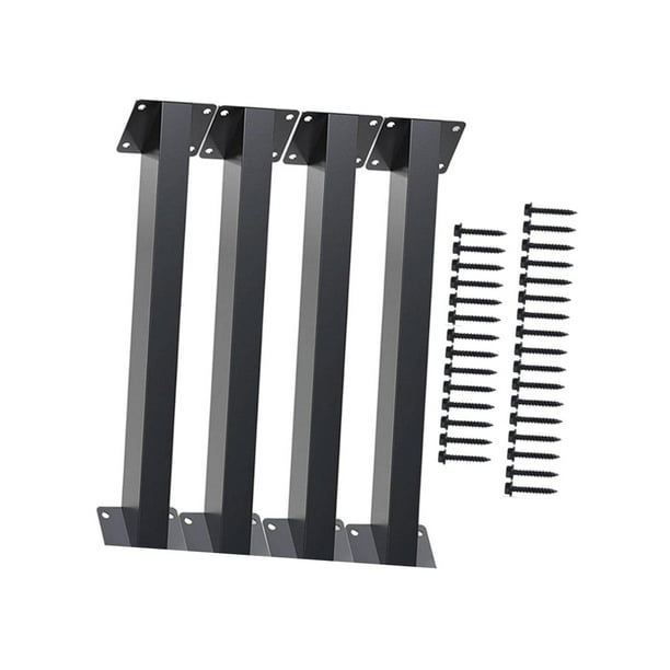 Soportes angulares para estructuras de madera Soportes angulares de soporte Esquina metálica para cocheras 4 piezas