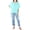 Portal Teal, variant on Champion Womens Fitness Activewear Sweatshirt Campus S