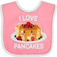 thumbnail image 3 of Inktastic I Love Pancakes with Cute Stack of Pancakes Boys or Girls Baby Bib, 3 of 4