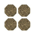 thumbnail image 2 of Balery 4 Pcs Leopard Printleather Coasters Set, Drink Table Cup Coasters For Living Room Kitchen Coffee Decor, 2 of 9