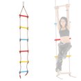 thumbnail image 4 of Climbing Rope Ladder, Maximum Stability Multilayer Wear Resistant Nylon Rope Children Climbing Rope Ladder  For Children Toys, 4 of 8