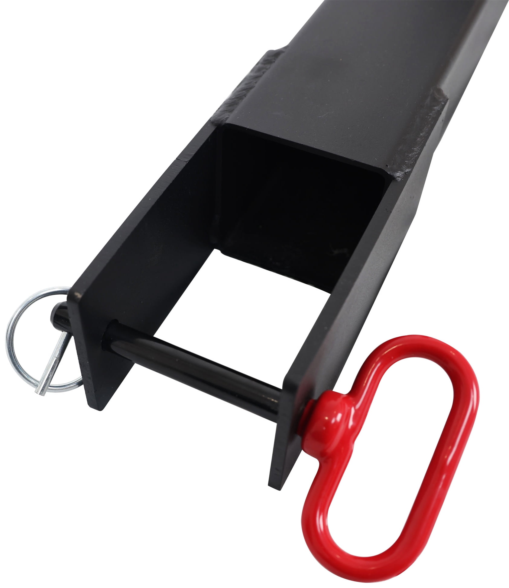 Signature Fitness Plate Loaded Lever Arm Attachment for Power Racks and Squat Stands - Fits Most Racks, Black