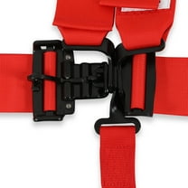 Racequip 711011RQP 5 Point Harness Latch and Link SFI 16.1 Pull Down Adjust Red