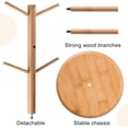 thumbnail image 3 of 14 Inch Coffee Mug Tree Mug Holder Tree Coffee Mug Rack Cup Holder for Counter with 6 Hooks Removable Mug Stands, 3 of 9