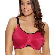 Elomi Women's Plus-Size Energise Underwire Sport Bra, White