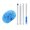 Blue, variant on EverydayNest Ceiling Fan Duster,1.4m Telescopic Circular Sweep Brush,Bendable Microfiber Head,Washable Extendable Cleaner for Fan Blades and High Ceilings,Yellow