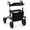 Black, variant on Goplus Foldable Height Adjustable Rollator Walker with Seat, Storage Bag for Seniors Blue