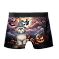 thumbnail image 2 of Spooky Halloween Night Witch Shih Tzu Glowing Pumpkins All Over Print Boxer Briefs Underwear for Men Dad Lion Dog Lover Gifts - 12015, 2 of 6
