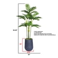 thumbnail image 5 of Vintage Home Artificial Faux Real Touch 80'' Tall Palm Tree in sustainable Planter, 5 of 5