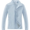 thumbnail image 2 of SMZ Women's Lightweight Warm Zip Up Long-Sleeve Soft Polar Fleece Jacket for Fall Winter, 2 of 8