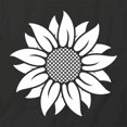 thumbnail image 2 of Sunflower T-Shirt | Pretty Flower Black Tee Gift, 2 of 5