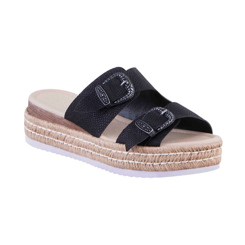 668-51 Alpargata con plataforma Negro Cklass 668-51