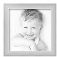 thumbnail image 2 of ArtToFrames 12" x 12" Metro Ice Silver Black Picture Frame, 12x12 inch Silver Wood Poster Frame (WOM-5247),  Pack, 2 of 7