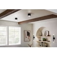 thumbnail image 2 of 52600BK Kichler Lighting Tibbi - 33W 1 LED Flush Mount-4.75 Inches Tall and 5.5 Inches Wide-Black Finish, 2 of 7