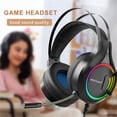 thumbnail image 1 of Gwong Electrónica A1 A2 Auriculares con cable Luminoso RGB Light Gaming Auriculares con micrófono para escritorio, 1 of 6