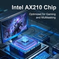 thumbnail image 3 of Tarjeta WiFi 6E PCIe BZIZU Intel AX210 5400 Mbps Bluetooth 5.3, 3 of 5