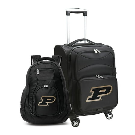 MOJO Black Purdue Boilermakers Softside Carry-On & Backpack Set