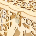 thumbnail image 4 of PENGXIANG Wooden Wedding Card Box Business Card Boxes Party Favor Decor (JM01367), 4 of 9
