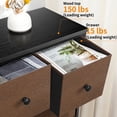 thumbnail image 4 of REAHOME 8 Drawer Steel Frame Bedroom Storage Organizer Dresser, Espresso, 4 of 7