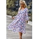 thumbnail image 5 of Vestido PRETTYGARDEN Floral Boho Cruzado con Cuello en V y Volantes Maxi M, 5 of 5