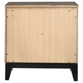 thumbnail image 6 of Stonecroft Columbus 2 Drawer Nightstand in Gray Oak and Black, 6 of 8