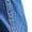 Blue, variant on Women'S Casual Loose Low-Rise Denim Cropped Pants Elastic Waistband Pockets Light Blue L