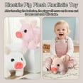 thumbnail image 5 of Electric Pig Plush Realistic Toy, Animated Walking Piggy with Twitching Nose & Wagging Tail, Interactive Stuffed Animal Toy, 5 of 7