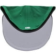 thumbnail image 5 of Men's New Era Green/Black Boston Celtics Official Team Color 2Tone 59FIFTY Fitted Hat, 5 of 6
