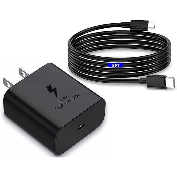 wonima11 for Samsung Charger Super Fast Charging 45W USB C Super Fast Charger with 5FT Type C Charger Cable Cord for Samsung Galaxy S25/S24/S23/S22/S21/Ultra/Plus/FE,Note 20,Z Fold/Z Flip,A55,A15