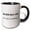 Black/White, variant on 3drose, 20,454 Days Old but Whos Counting, 15oz Mug